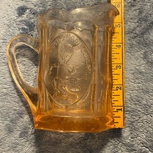 vintage Tiara Pink 6in Children Pitcher Glass